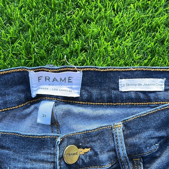 FRAME Le Skinny de Jeanne Crop Jeans size 31 - Picture 5 of 8